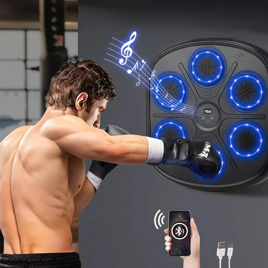 Gant de boxe intelligent pour la musique