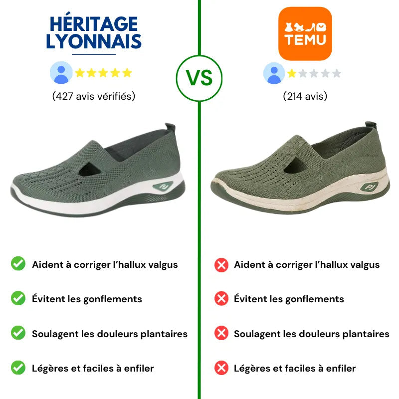 ErgoStepia™ - Baskets à confort orthopédique pour femme