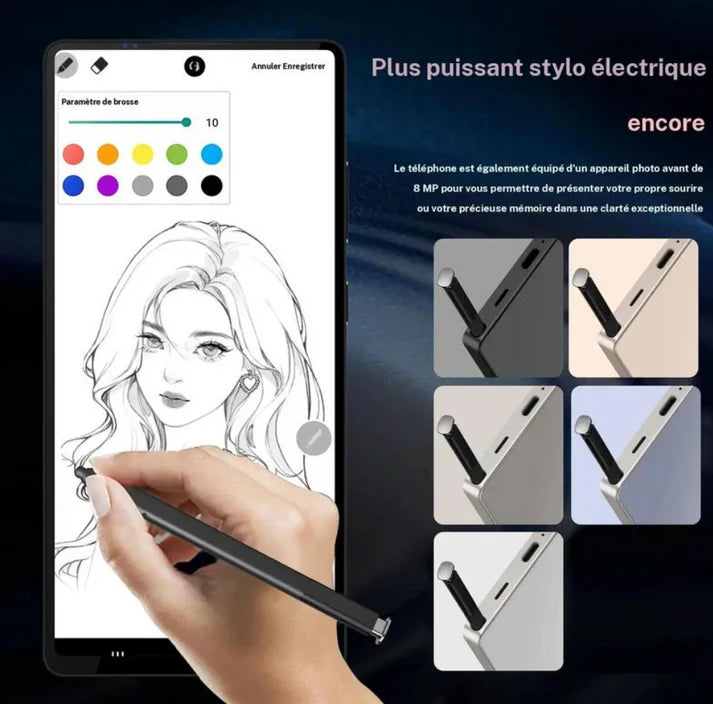 📱 Smartphone FUFFI 6.8" (Ce n'est pas un Samsung) | Android 12.0 | 4G Débloqué | Stylet Inclus ✏️ | 4GB RAM | Caméra 8MP + 16MP | Double SIM