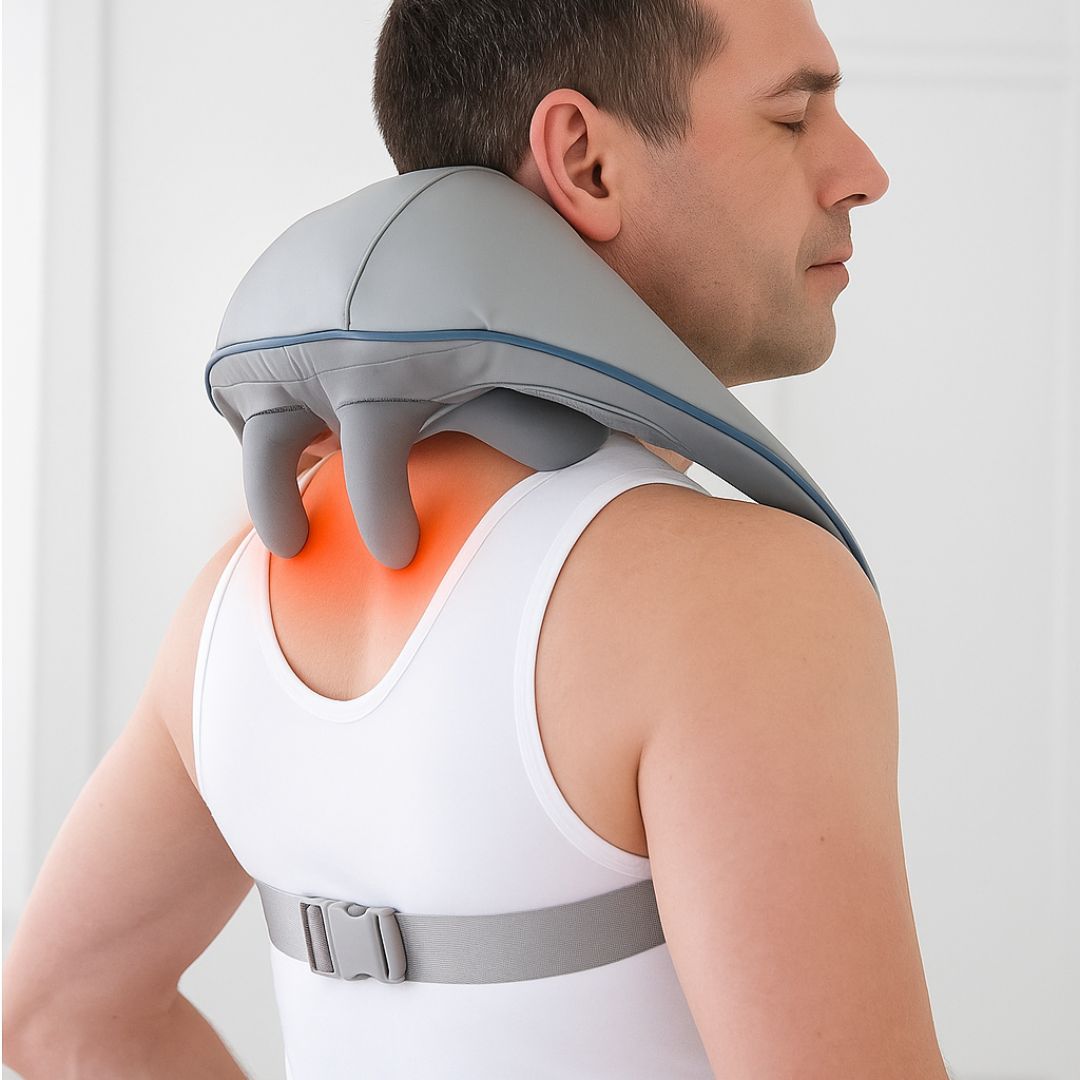 Appareil de massage pour le cou et les épaules avec fonction chauffante– Soulagement Instantané des Douleurs et Tensions