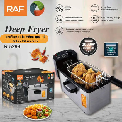 Friteuse Électrique Professionnelle Inox –  5L