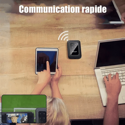 WiFi Portable Sans Fil 4G/5G – Fonctionne avec Carte SIM – Batterie 2100 mAh 🔋