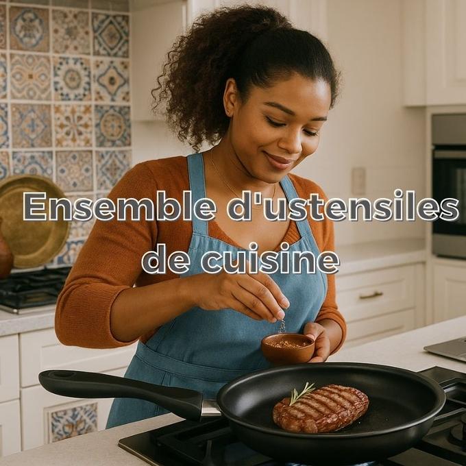 🍳 Batterie de Cuisine 13 Pièces – Marmites, Poêles & Couvercles | Édition Nouveauté 2025