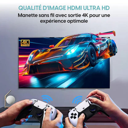 🎮 Console Retro Game 4K HDMI avec 20 000 Jeux + 2 Manettes Sans Fil