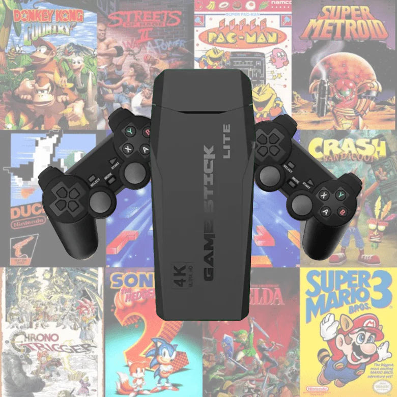 Console Retro Game 4K HDMI  + 2 Manettes Sans Fil