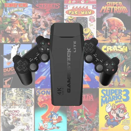 Console Retro Game 4K HDMI  + 2 Manettes Sans Fil