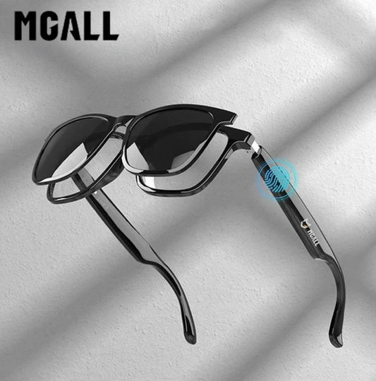 🕶️ Lunettes Intelligentes Connectées | Écouteurs Bluetooth Intégrés 🎧 | Musique & Appels Téléphoniques 📞 | Design Élégant & Confortable 😎