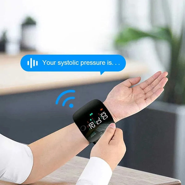 🩺 Tensiomètre de Poignet Rechargeable – Suivi Facile de votre Tension